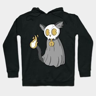 Old School Ghost Cat Hoodie